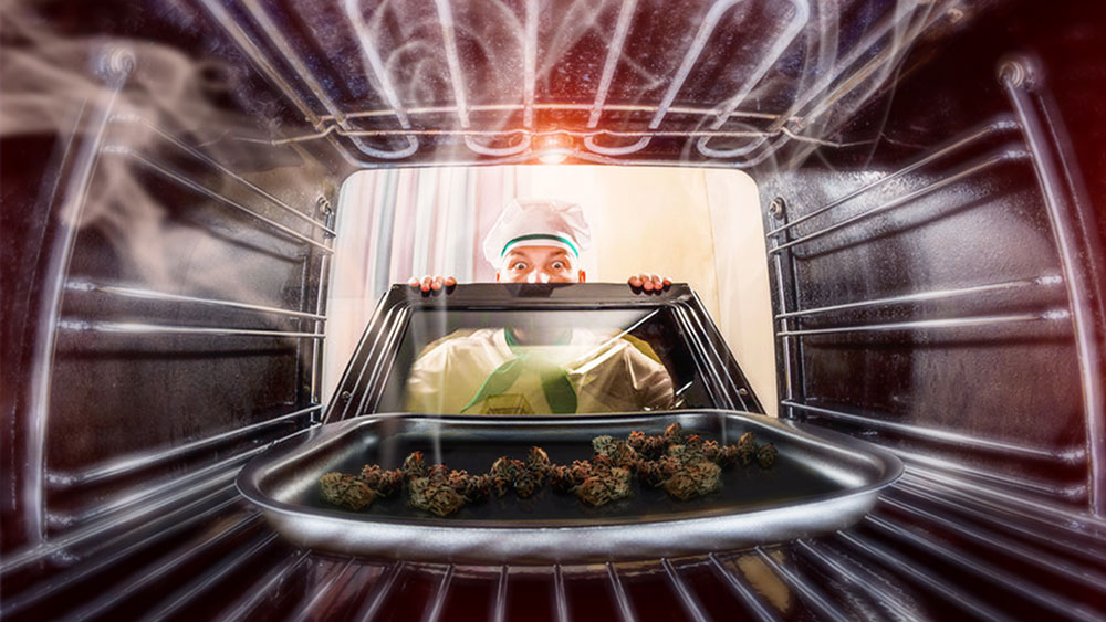 Baking cannabis