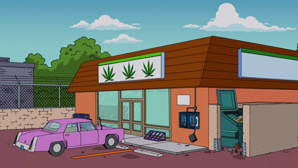 Simpsons weed