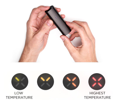 How to set-temperature on Pax 2