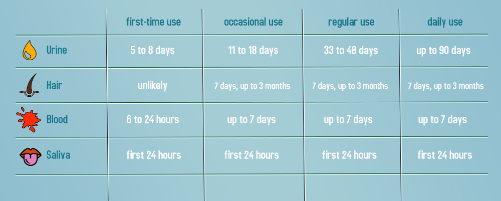 Marijuana In Your System Chart