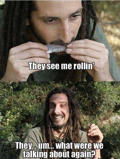 Rolling weed