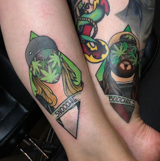 Best 420 Tattoos Top 10 Weed Inspired Tattoos  MrInkwells