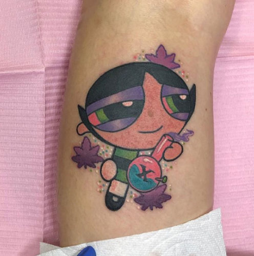 19 Coolest Weed Tattoos on Instagram