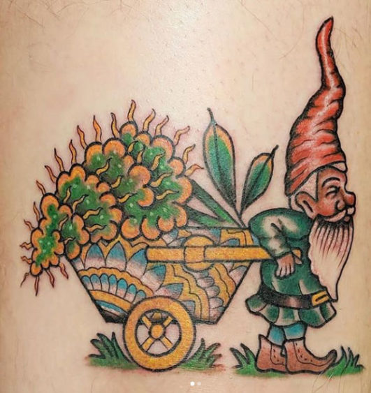 Weed tattoo