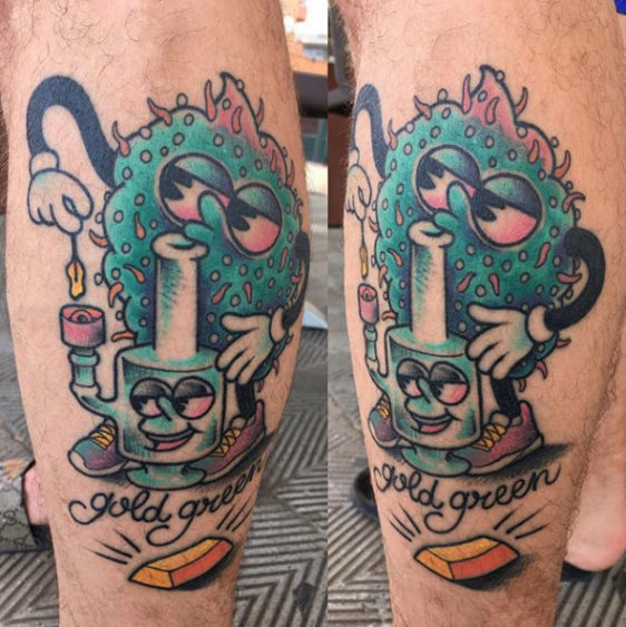 Coolest Weed Tattoos The Pot