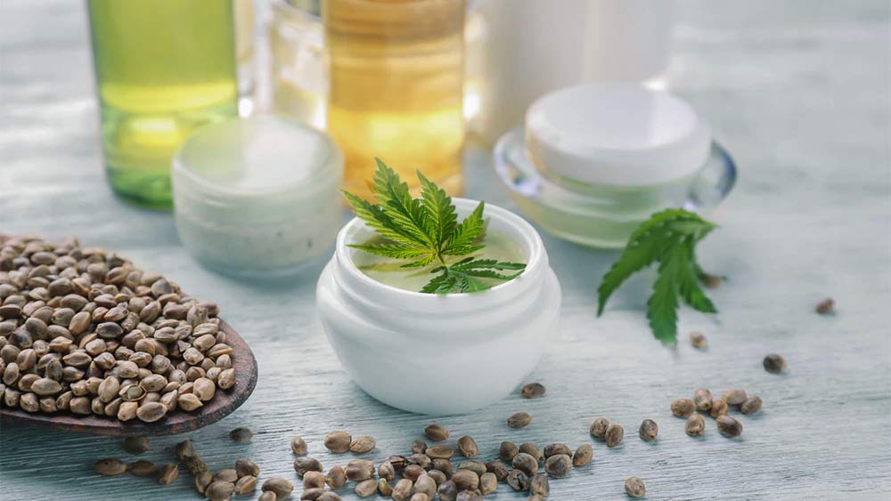 Cannabis beauty products